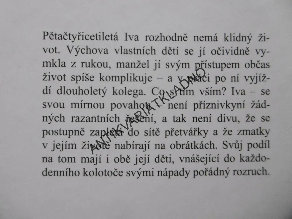 STAČÍ ZAVŘÍT OČI, JANA KAWULOKOVÁ, **an