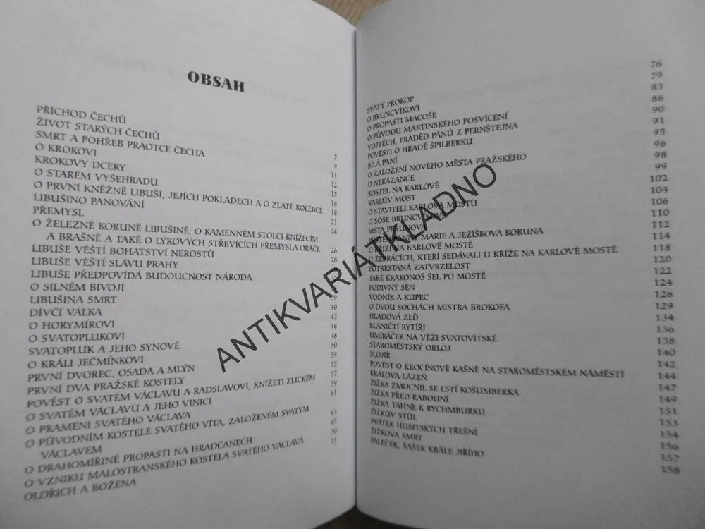 TAJEMNÉ POVĚSTI ČESKÉ, BŘETISLAV NIKL, **an