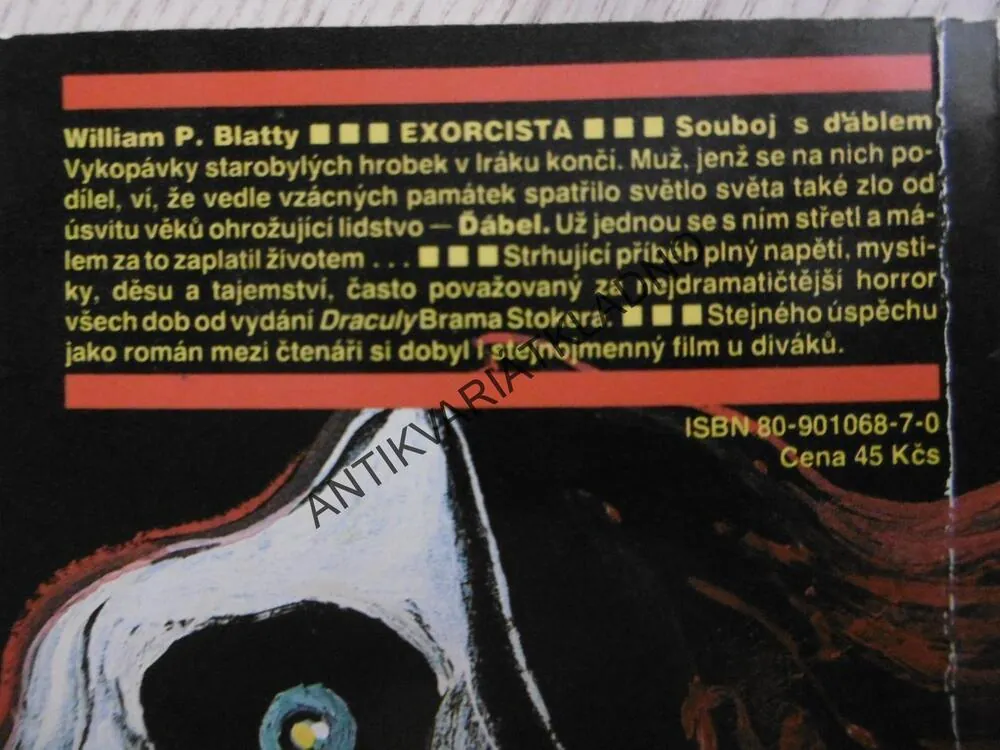 EXORCISTA, SOUBOJ S ĎÁBLEM, WILLIAM PETER BLATTY, **an