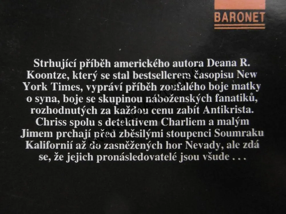 SLUŽEBNÍCI SOUMRAKU, DEAN KOONTZ, **an