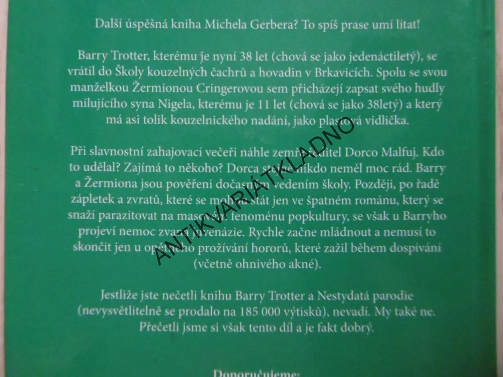 BARRY TROTTER A ZBYTEČNÉ POKRAČOVÁNÍ, MICHAEL GERBER, **an