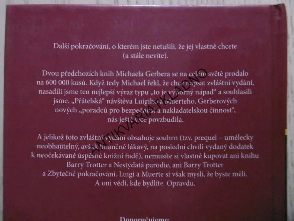 BARRY TROTTER A ZDECHLÁ KOBYLA, MICHAEL GERBER, **an