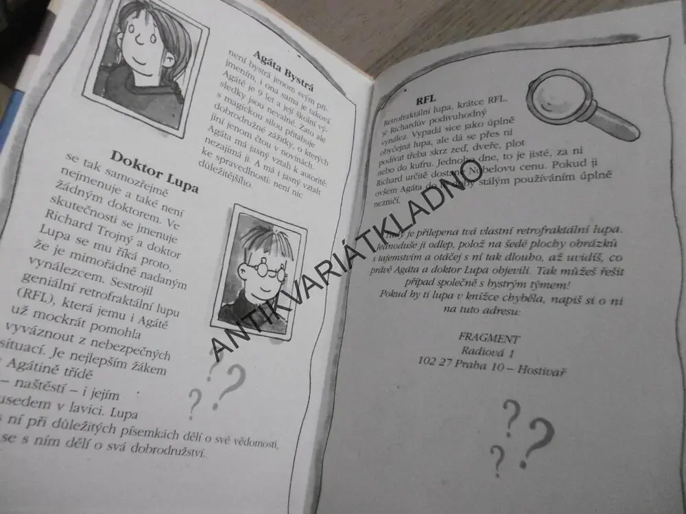 SÍDLIŠTĚ V OHROŽENÍ, AGÁTA A DOKTOR LUPA,KOPIETZOVÁ, bez lupy, **an