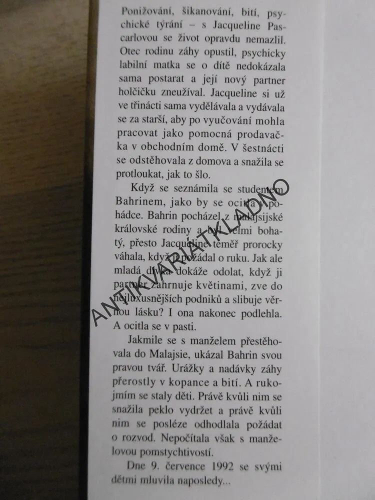 BYLA JSEM PRINCEZNOU, JACQUELINE PASCARLOVÁ, **an