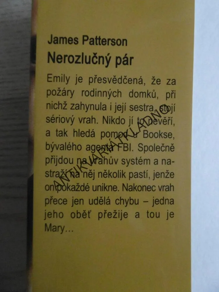 NEROZLUČNÝ PÁR, JAMES PATTERSON, **an