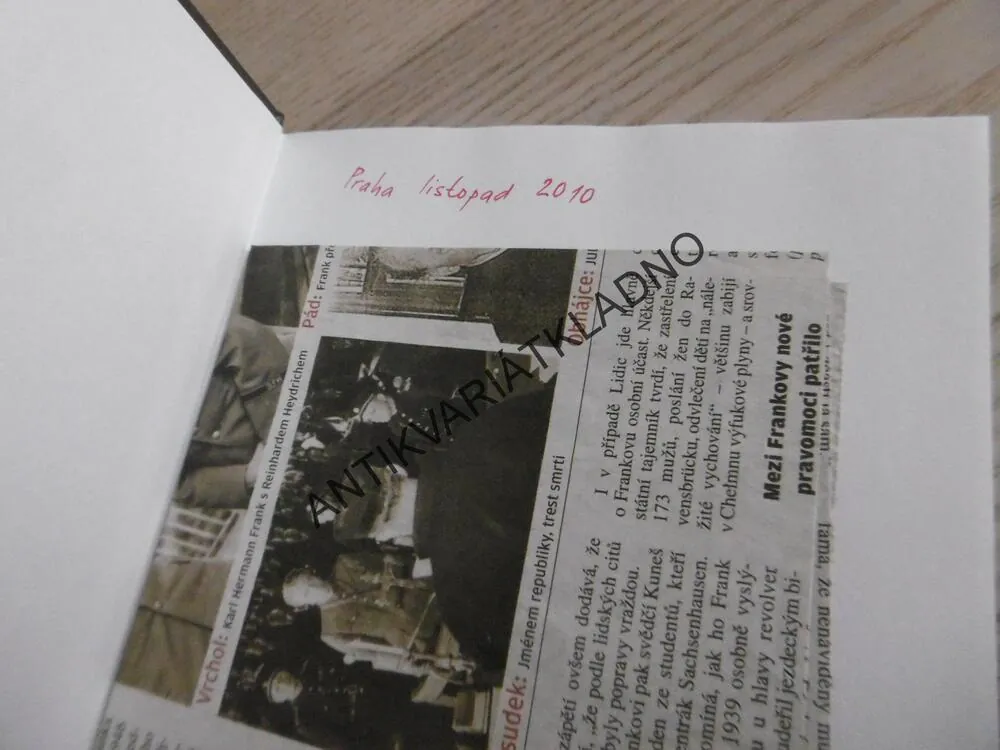 ŽIVOT A SMRT, KONRAD HENLEIN, EMIL HRUŠKA, **an