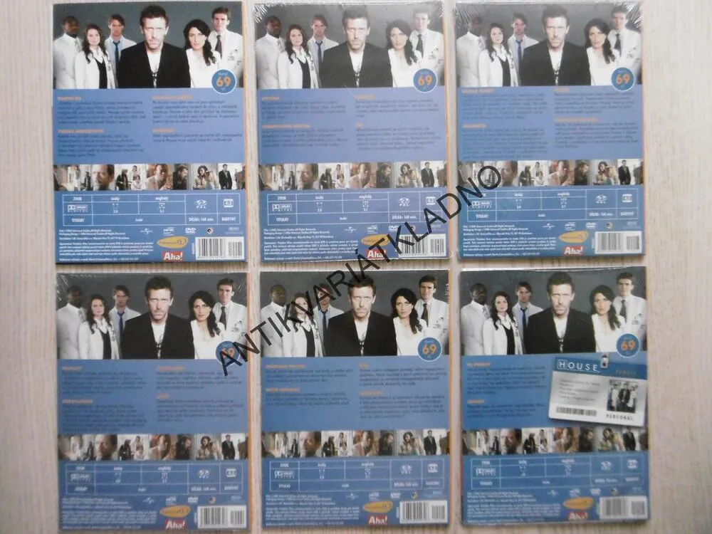 DR. HOUSE, PRVNÍ SÉRIE, 6 DVD, DVD FILM