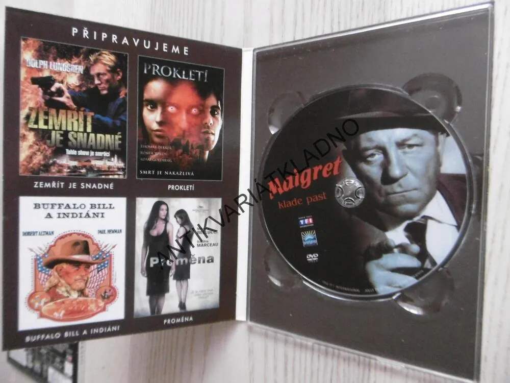 MAIGRET KLADE PAST, DVD FILM
