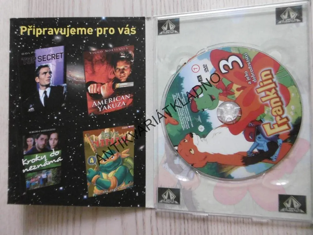 FRANKLIN A JEHO DOBRODRUŽSTVÍ 3, DVD POHÁDKA