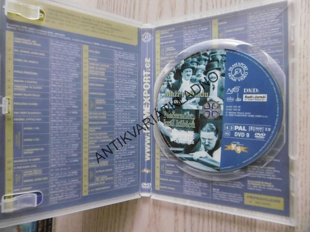 2x PAN NAČERADEC, MUŽI V OFFSIDU, NAČERADEC, KRÁL KIBICŮ, DVD FILM
