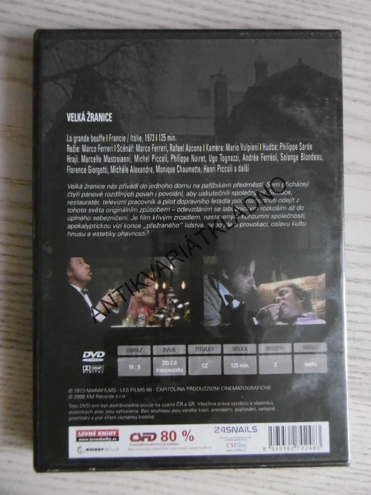 VELKÁ ŽRANICE, DVD FILM