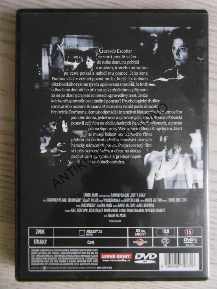 SMRT A DÍVKA, DVD FILM