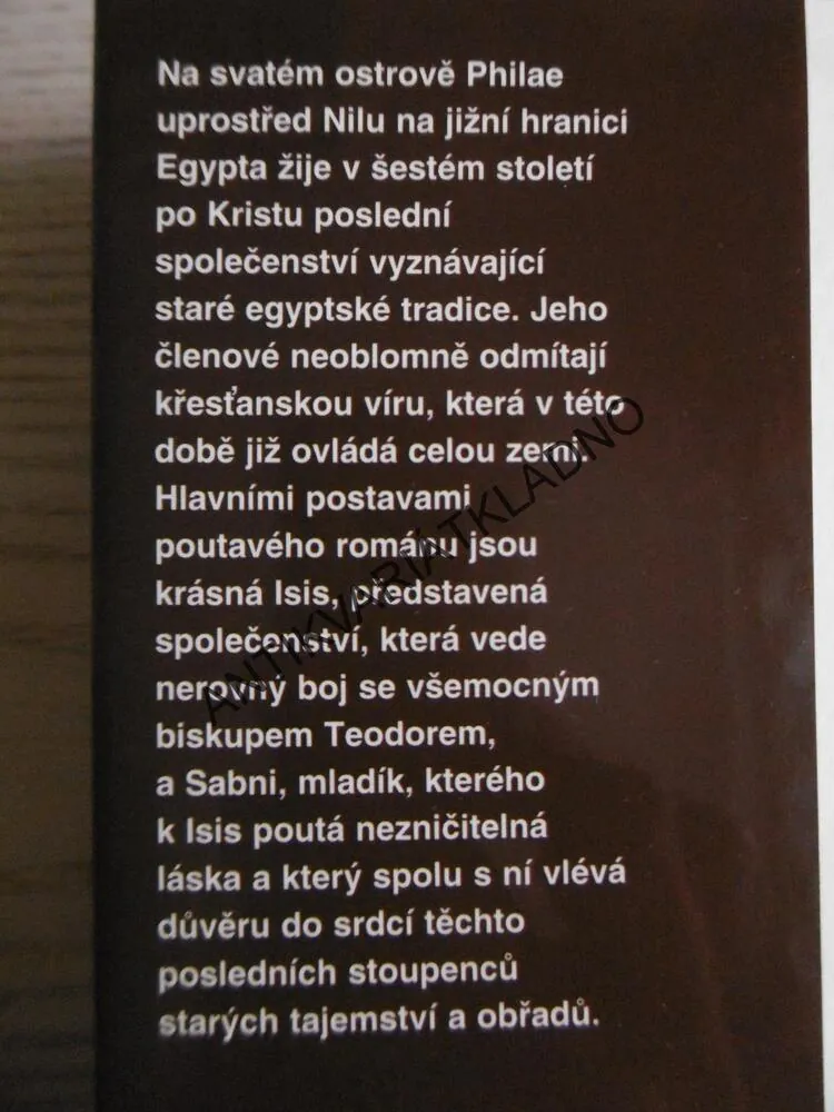 Z LÁSKY K OSTROVU PHILAE, CHRISTIAN JACQ, **an