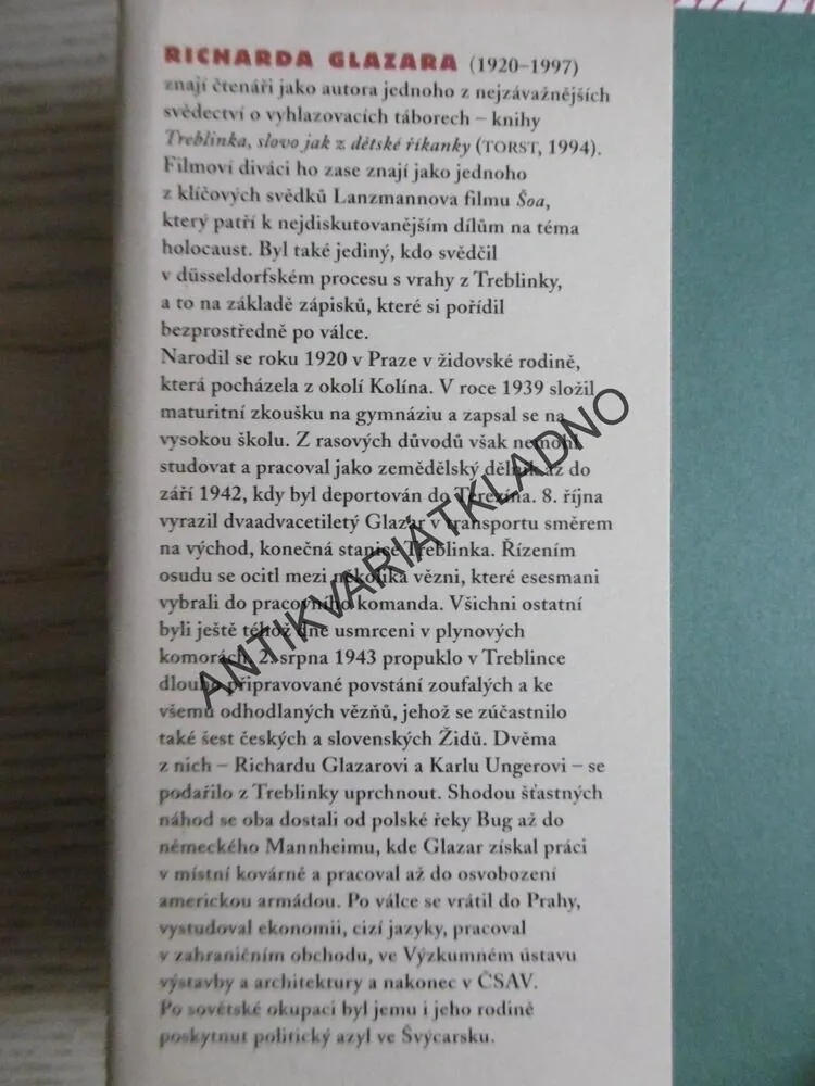VESELÝ NEBO LUSTIG, RICHARD GLAZAR, **an