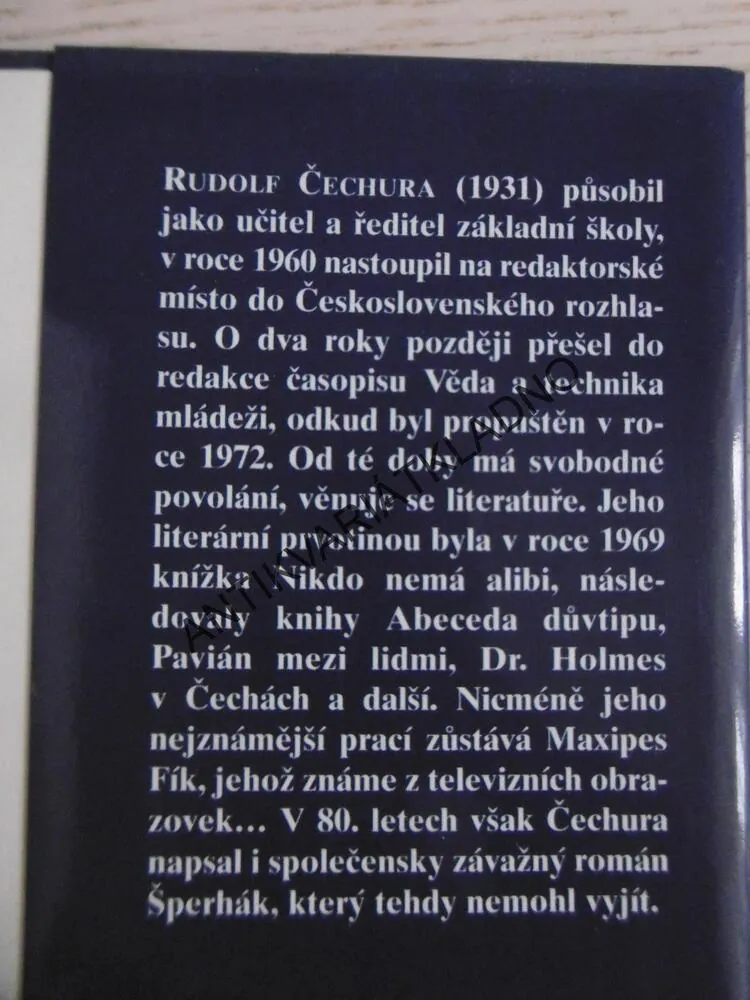 ŠPERHÁK, RUDOLF ČECHURA, **an
