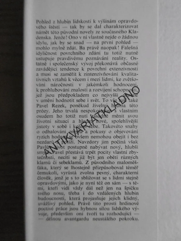 POHLED Z HLUBIN, FRANTIŠEK STAVINOHA, **an