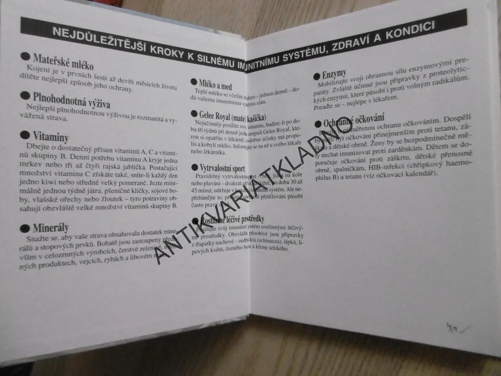 POSILOVÁNÍ IMUNITNÍHO SYSTÉMU, INGEBORG CERNAJ, **an