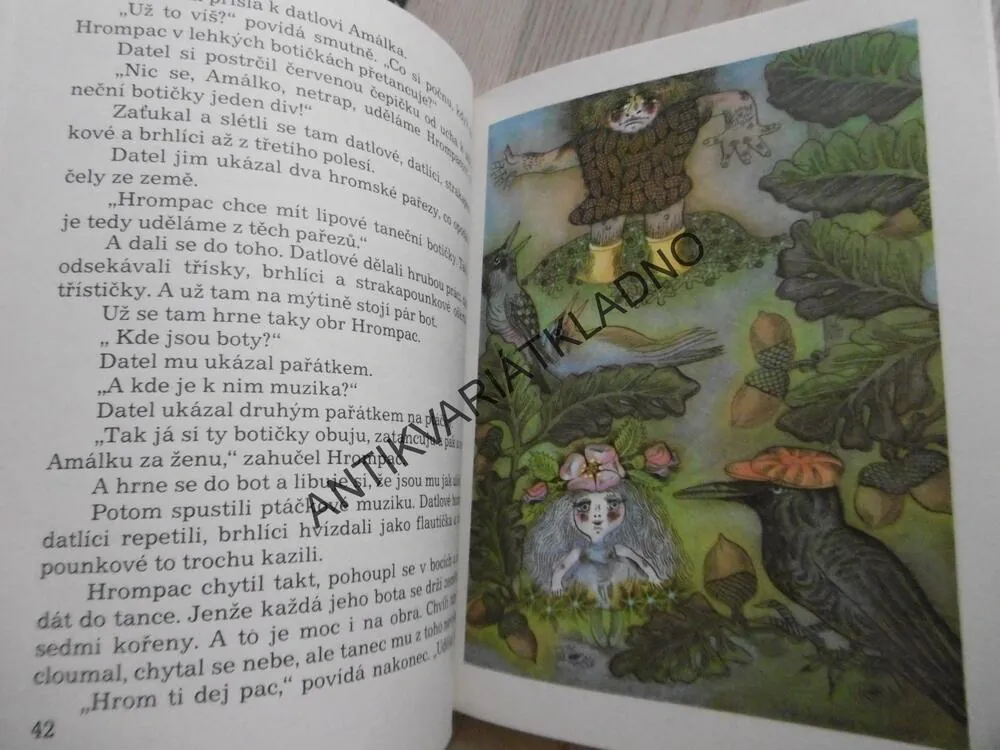 O VÍLE AMÁLCE A ŽABCE MÁRINCE, VÁCLAV ČTVRTEK, OLGA ČECHOVÁ, **an