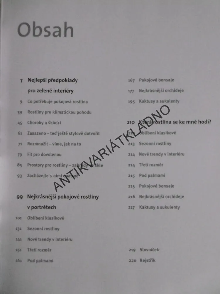 POKOJOVÉ ROSTLINY, BRUNHILDE BROSS-BURKHARDTOVÁ, CHRISTINE WEIDENWEBEROVÁ, **an