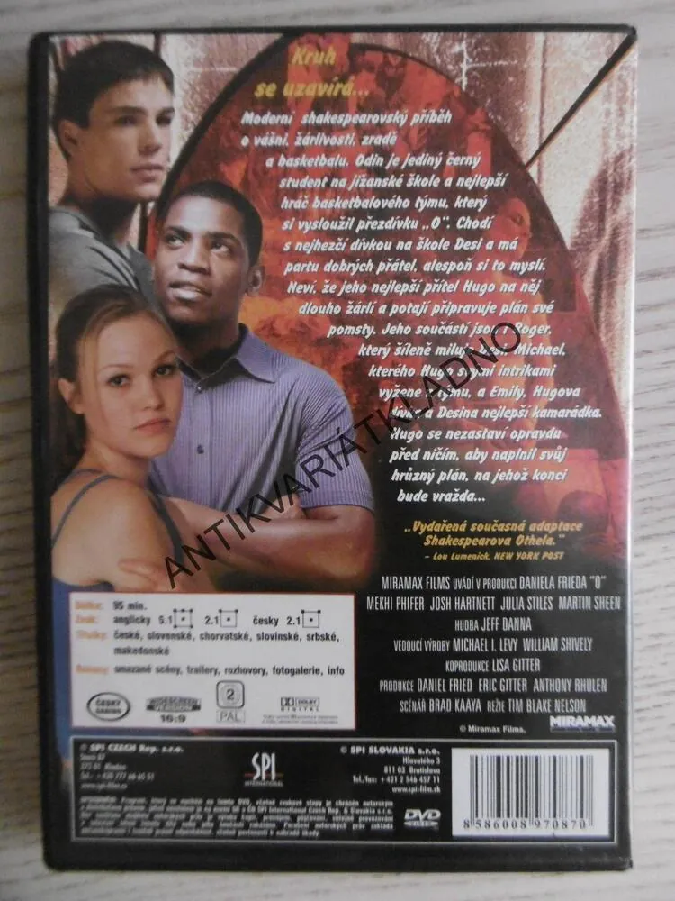 OTHELO, DVD FILM