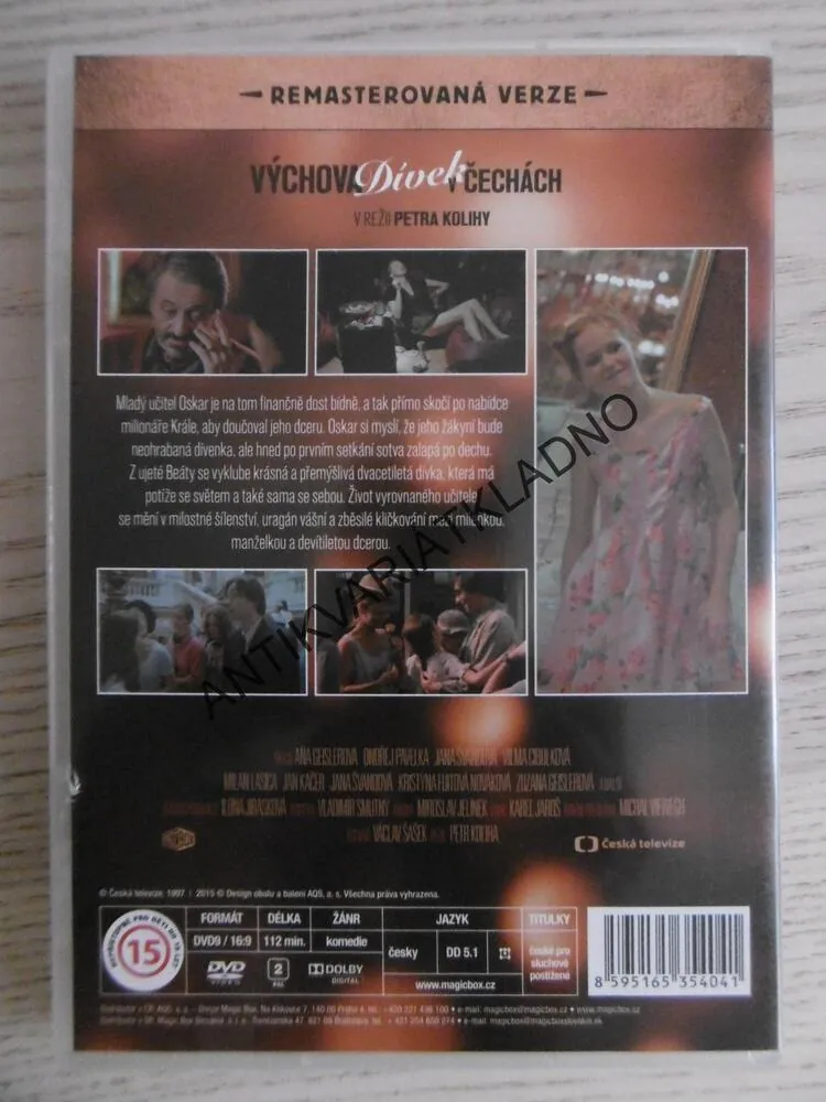 VÝCHOVA DÍVEK V ČECHÁCH, DVD FILM 