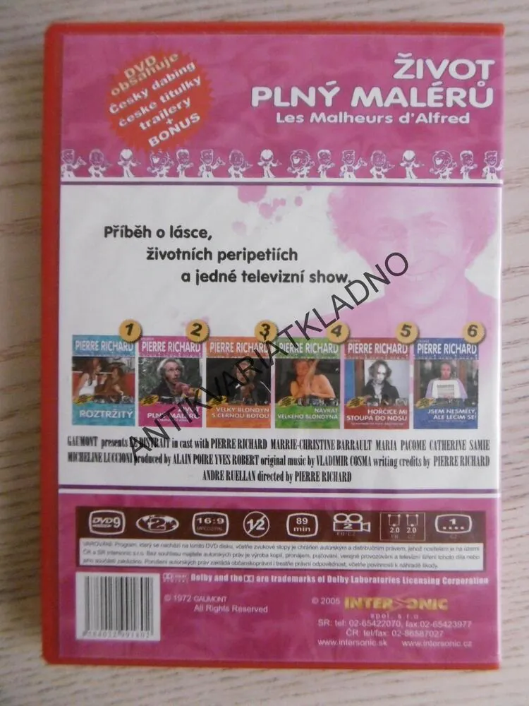 ŽIVOT PLNÝ MALÉRŮ, DVD FILM 