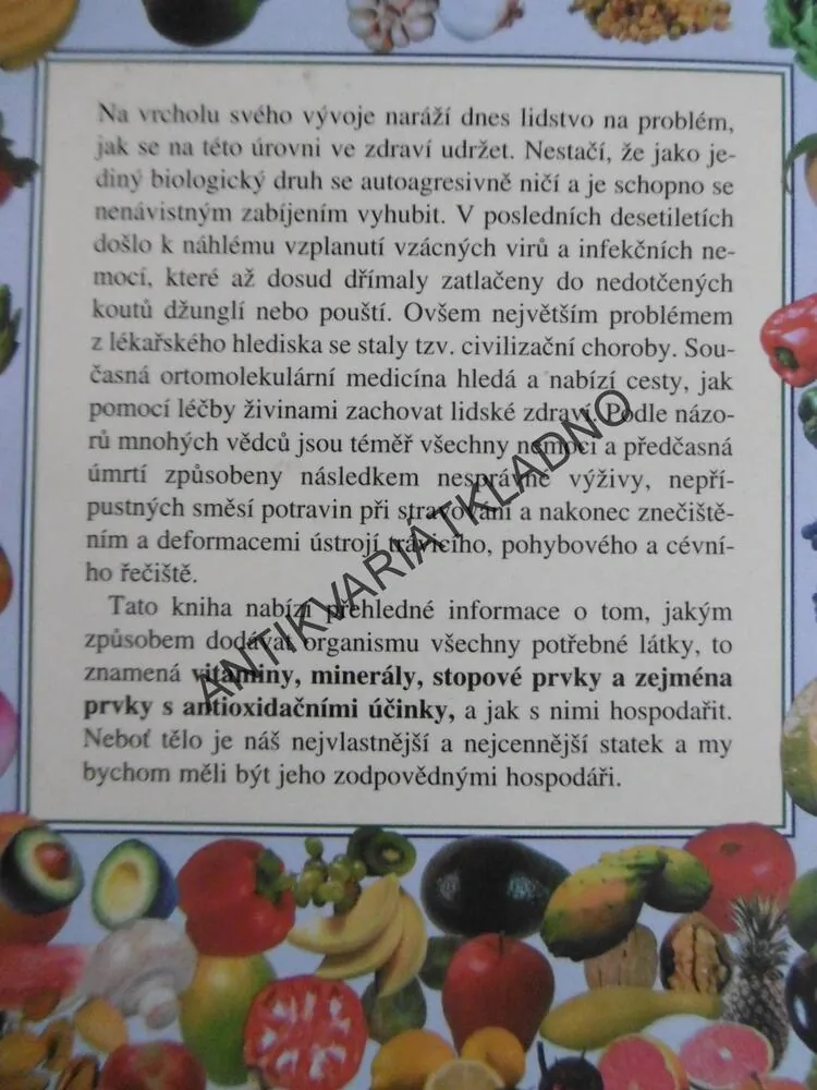 ANTIOXIDANTY, ZÁZRAČNÉ ZBRANĚ, VÁCLAV JORDÁN, MARIE HEMZALOVÁ, **an