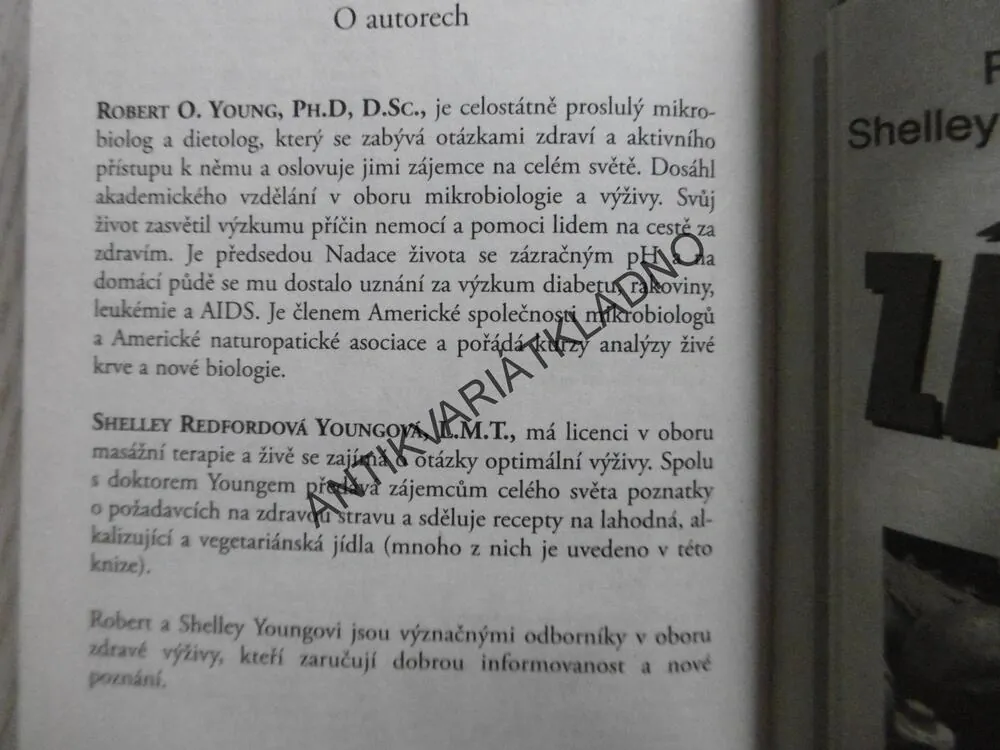 PH ZÁZRAK PRO DIABETIKY, ROBERT O. YOUNG, SHELLEY REDFORDOVÁ YOUNGOVÁ, **an