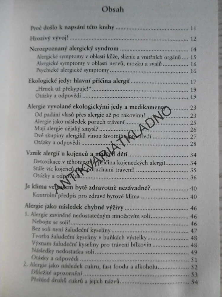 ALERGIE, HENNING MÜLLER-BURZLER, **an