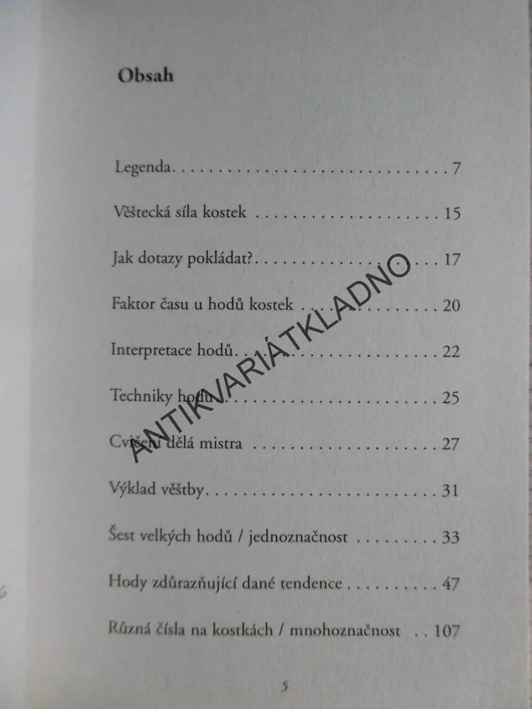 VĚŠTĚNÍ Z KOSTEK, SAHU SET-SAYD, TAJEMSTVÍ EGYPTSKÉ VĚŠTBY, **an