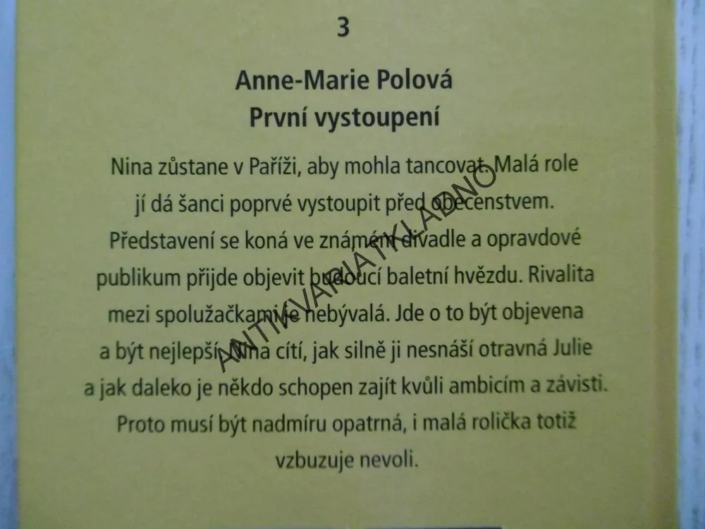 TANEČNÍ STŘEVÍČKY 3, PRVNÍ VYSTOUPENÍ, ANNE-MARIE POL, **an