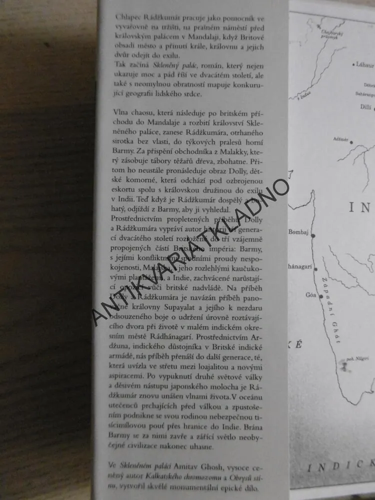 SKLENĚNÝ PALÁC, AMITAV GHOSH, **an