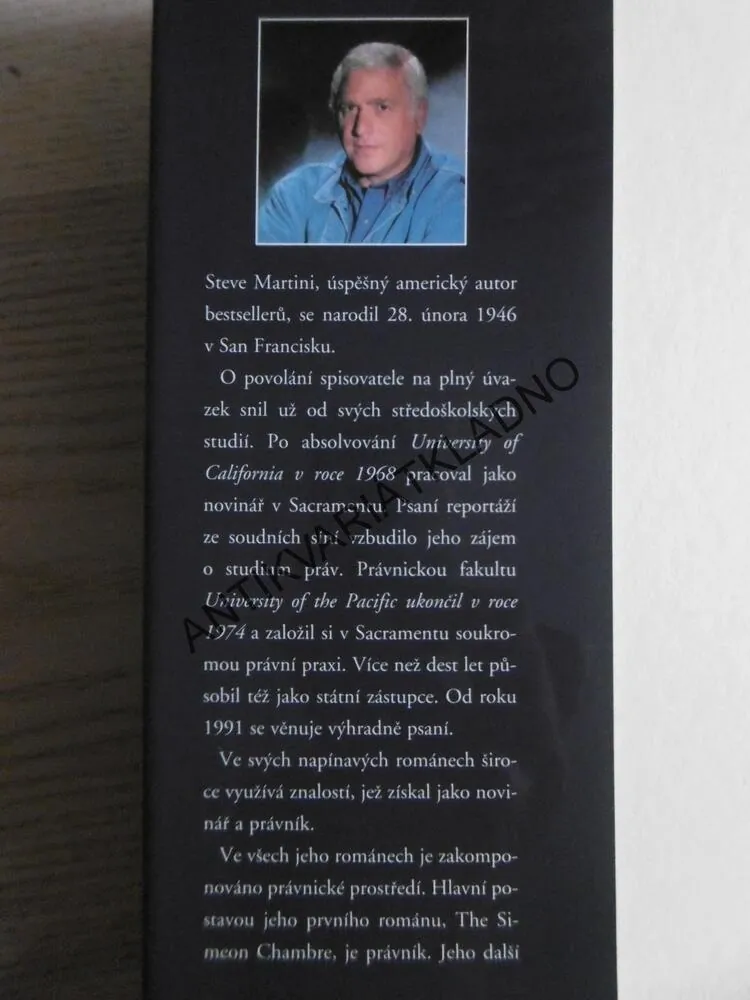KRITICKÁ HMOTA, STEVE MARTINI, **an
