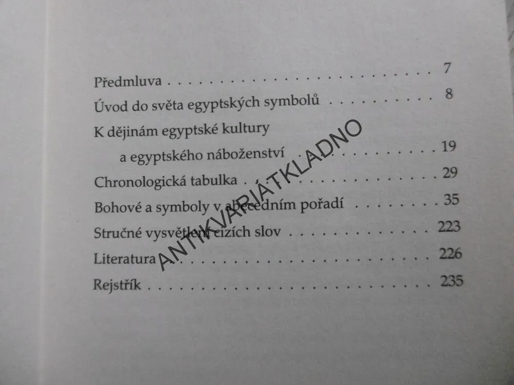 LEXIKON BOHŮ A SYMBOLŮ STARÝCH EGYPŤANŮ, MANFELD LURKER, **an