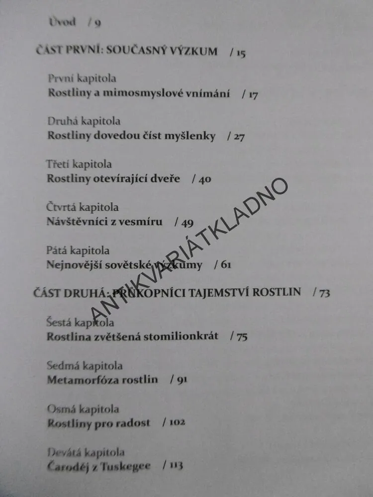 TAJNÝ ŽIVOT ROSTLIN, PETER TOMPKINS, CHRISTOPHER BIRD, **an