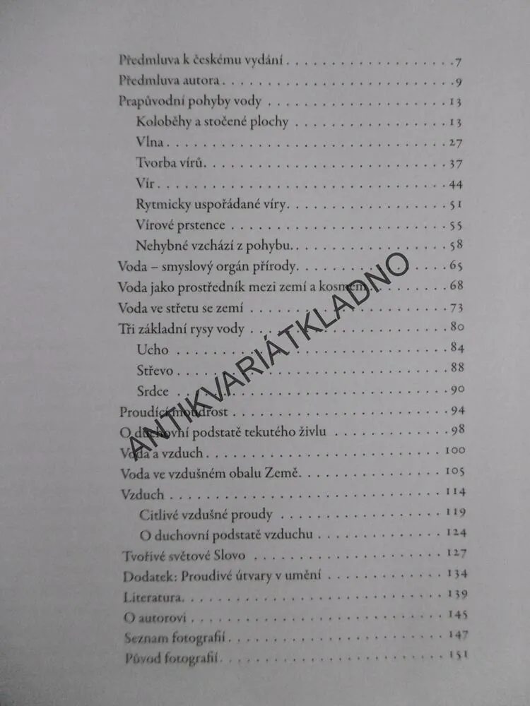 CITLIVÝ CHAOS, THEODOR SCHWENK, **an