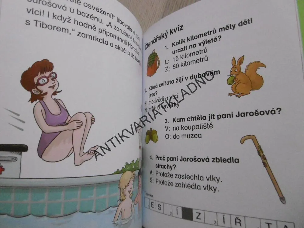 PŘÍBĚHY NA PROCVIČOVÁNÍ ČTENÍ, 2. TŘÍDA, **an