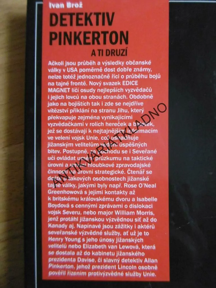 DETEKTIV PINKERTON A TI DRUZÍ, BROŽ, MAGNET SV.4
