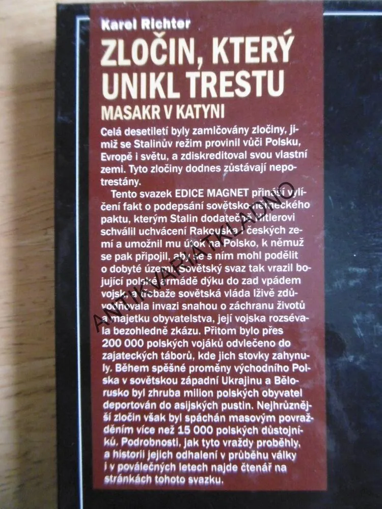 ZLOČIN, KTERÝ UNIKL TRESTU, MASAKR V KATYNI, MAGNET SV.5