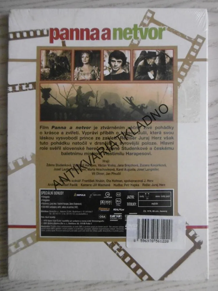 PANNA A NETVOR, DVD FILM