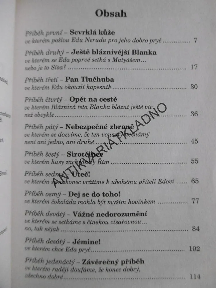 CESTA NA HROZNÝ KONEC, BLÁZNIVÉ PŘÍHODY EDY NERUDY, PHILIP ARDAGH, **an