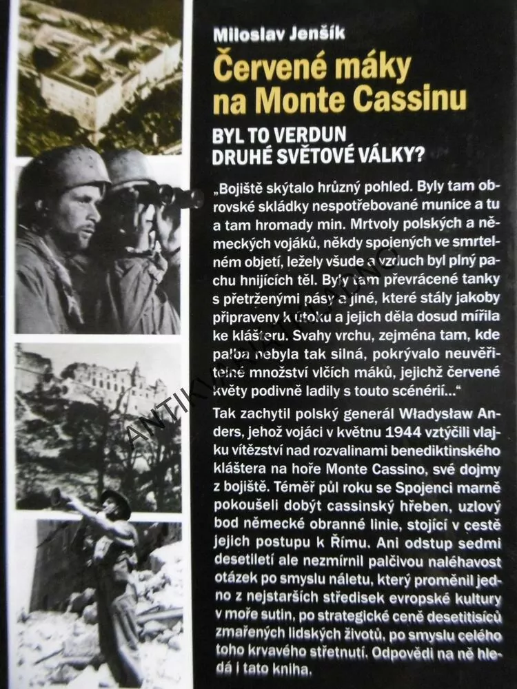 ČERVENÉ MÁKY NA MONTE CASSINU,JENŠÍK, MAGNET SV.34, **an