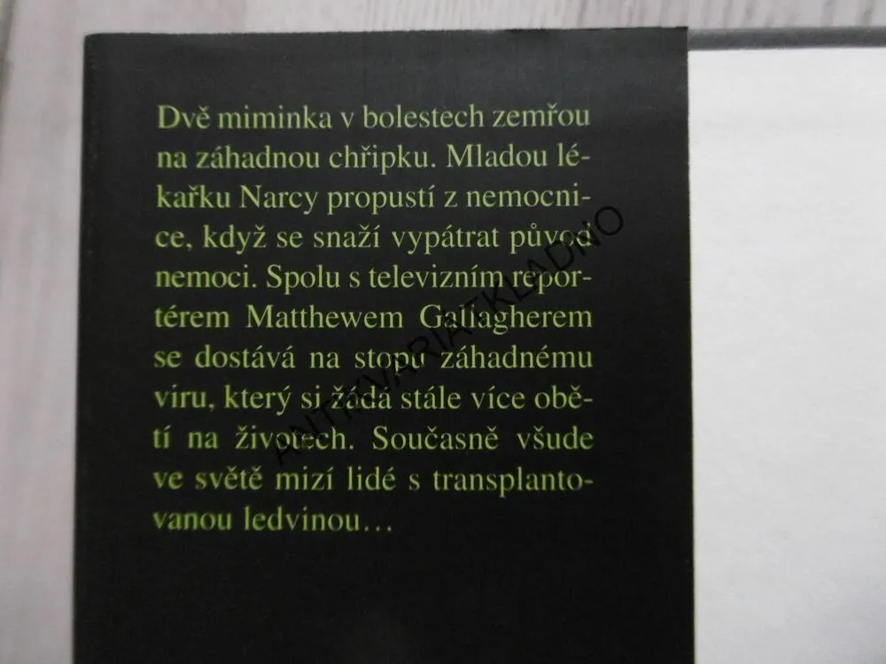 VRAŽEDNÝ VIRUS, BEAT GLOGGER, **an