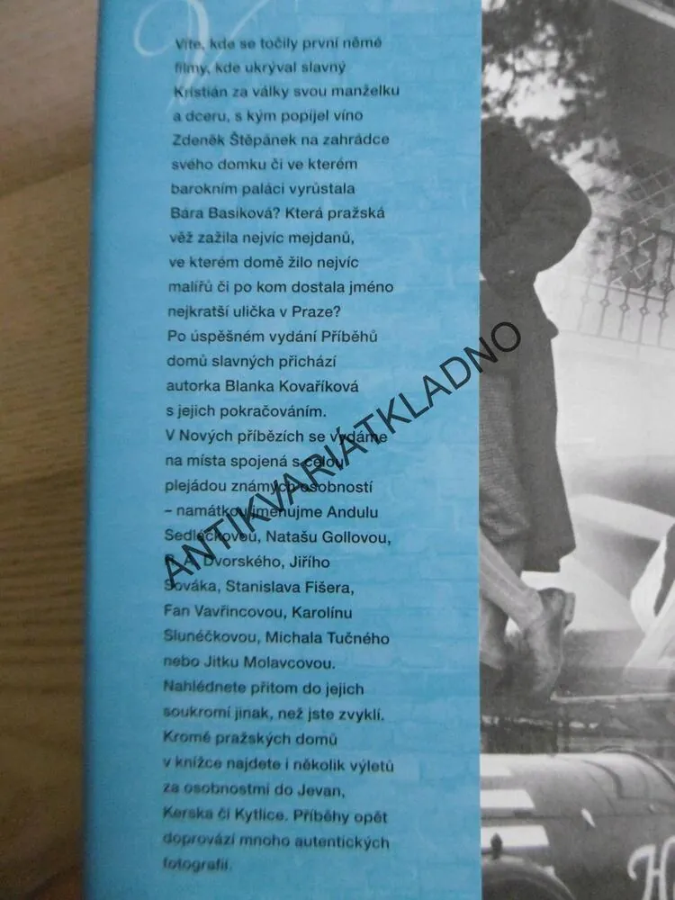 NOVÉ PŘÍBĚHY DOMŮ SLAVNÝCH, BLANKA KOVAŘÍKOVÁ, **an