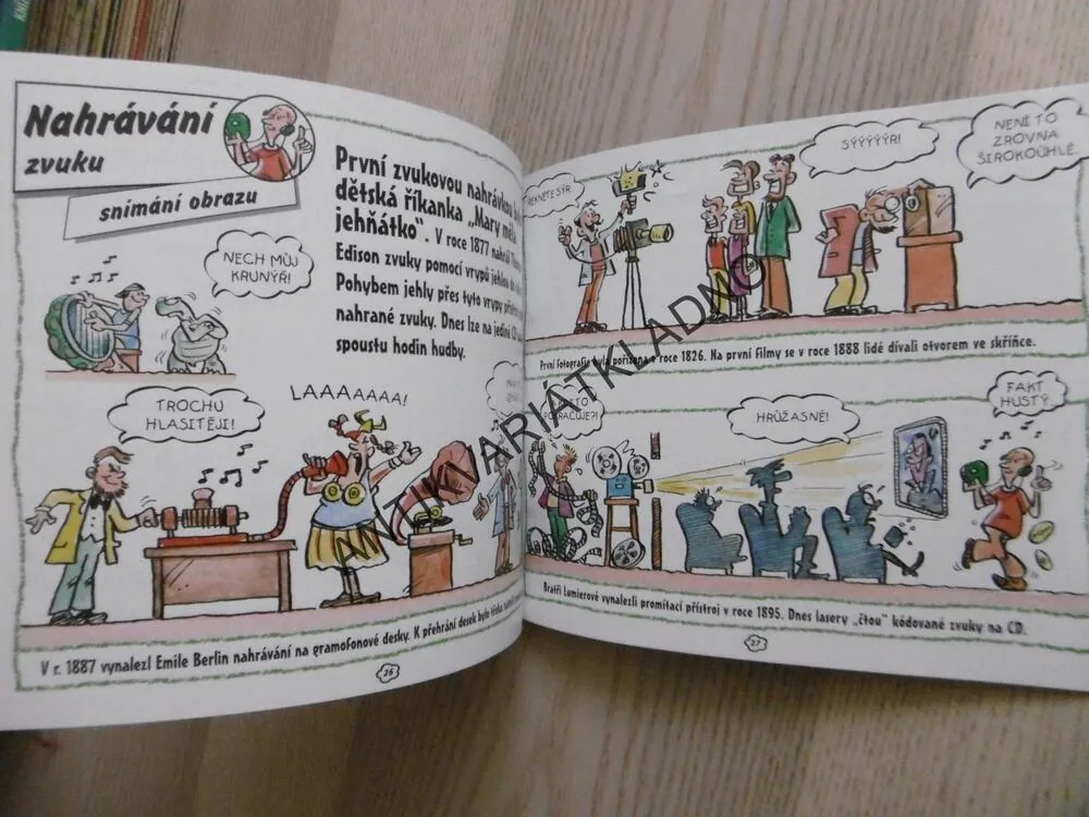 VELKÉ VYNÁLEZY, ZÁBAVNÁ FAKTA, **an
