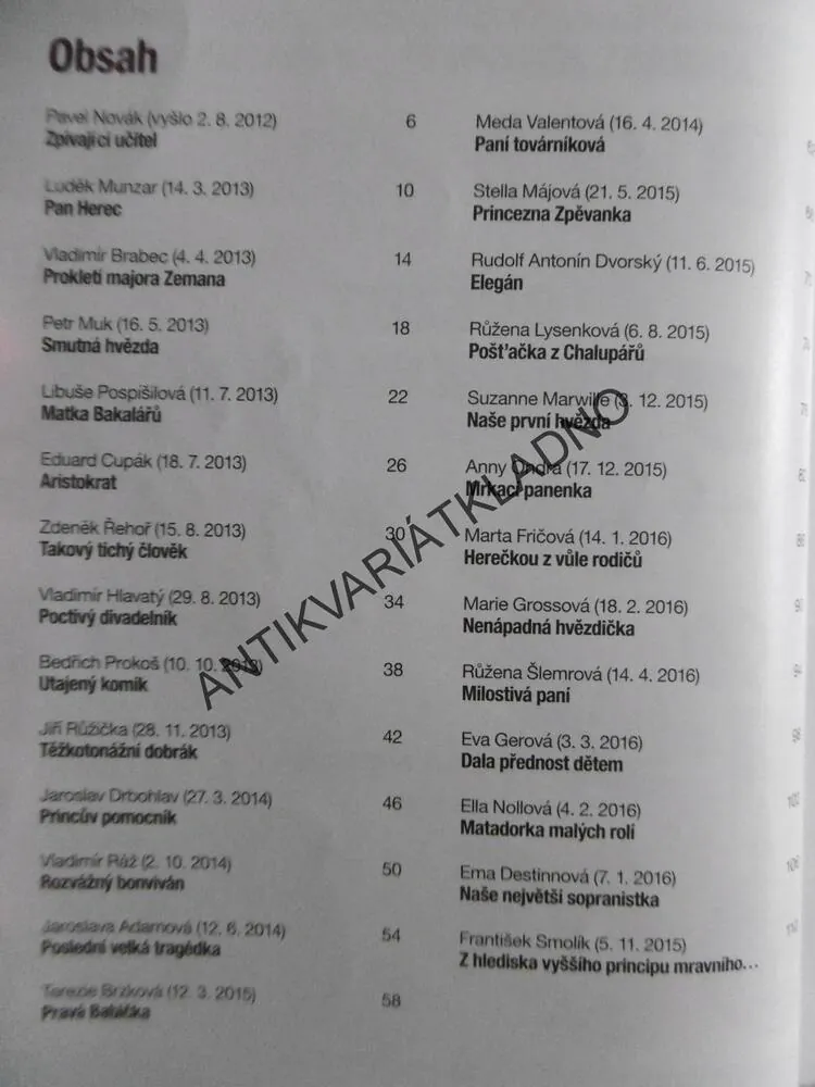 HVĚZDY, KTERÉ NEHASNOU, EDICE SEDMIČKA, **an