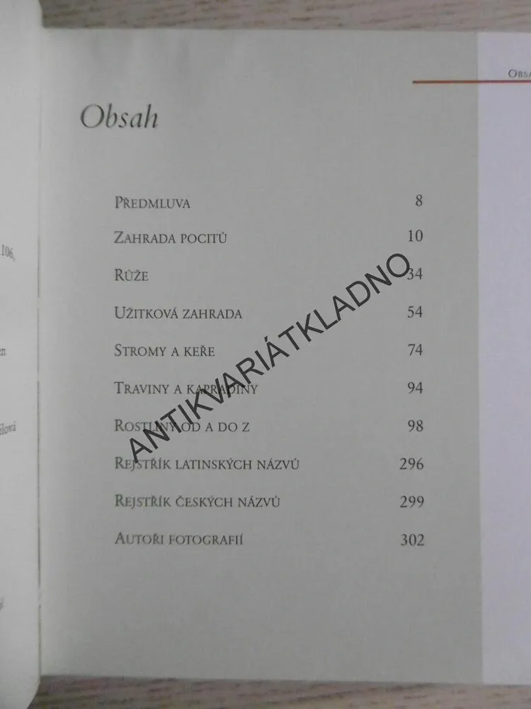 LEXIKON: ROSTLINY PRO ZAHRADY SNŮ, HERMANN HACKSTEIN, WOTA WEHMEYER, **an