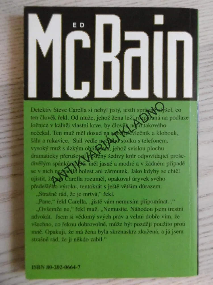 ZEMŘELA JAKO SADIE, ED MCBAIN, **an