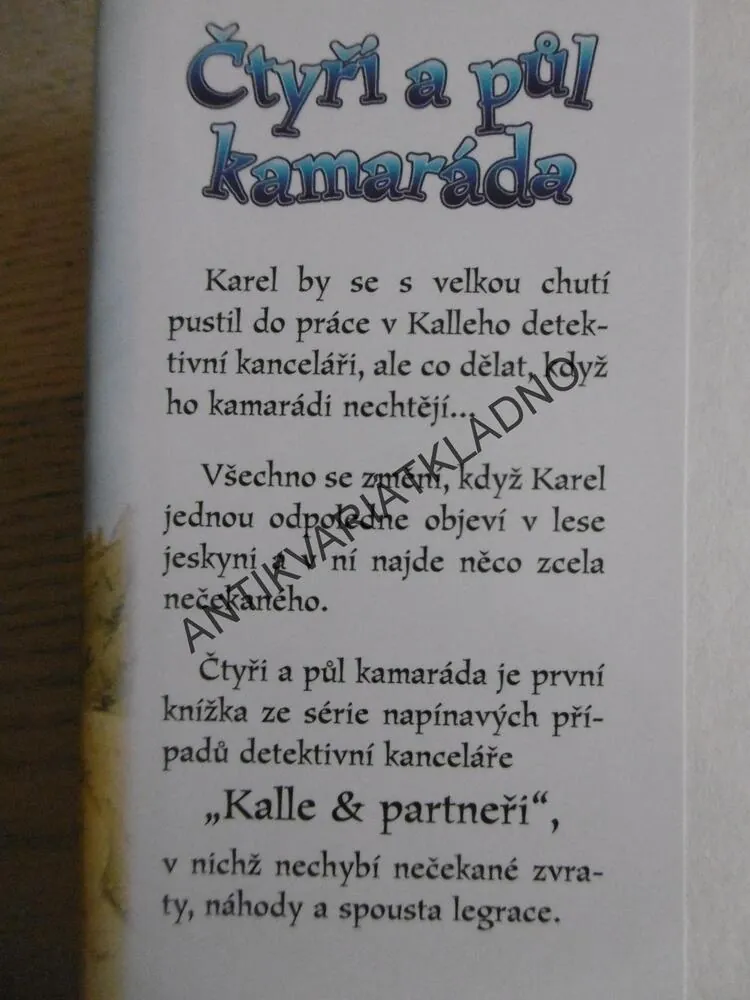 ČTYŘI A PŮL KAMARÁDA, JOACHIM FRIEDRICH, **an