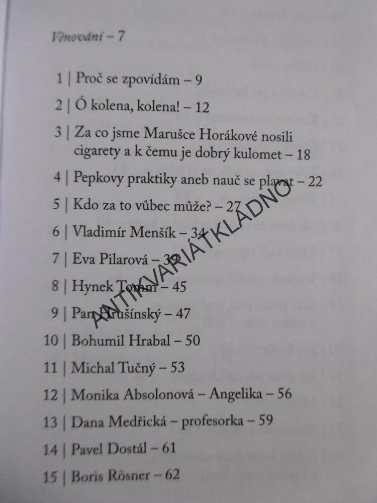DÍVÁM SE VZHŮRU, JIŘÍ KRYTINÁŘ, **an